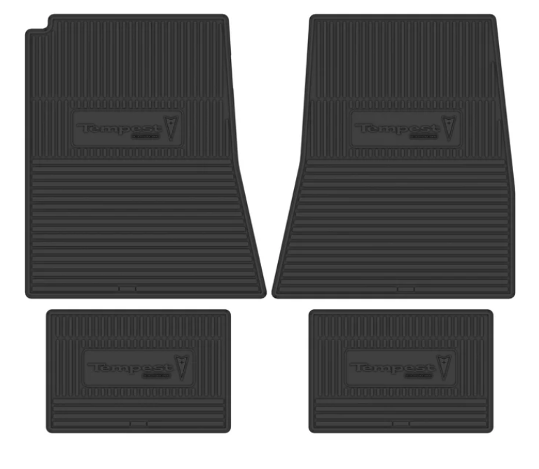 1967 Pontiac Tempest Custom Next Generation Custom Vintage Rubber Floor Mats Package